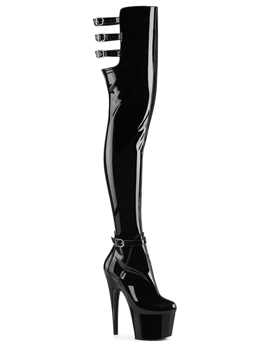 Pleaser adore-3055 NIB Thigh High Boot Patent Size 10